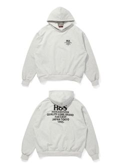 H&S Hooded Sweat Shirt (LIGHT GRAY) / オリジナル セットアップスウェット パーカー / セットアップ可能