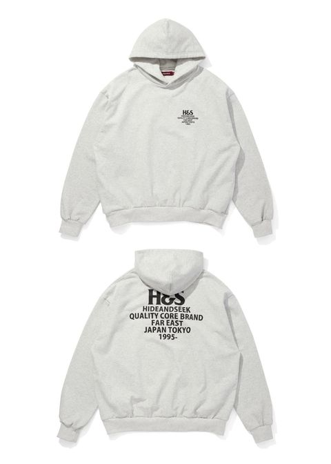 H&S Hooded Sweat Shirt (LIGHT GRAY) / オリジナル セットアップスウェット パーカー / セットアップ可能