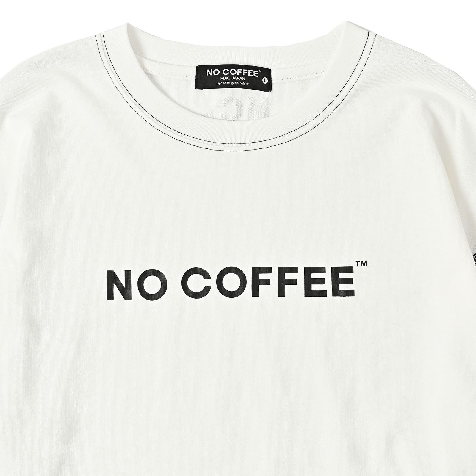 ロゴプリントLS TEE (WHITE)