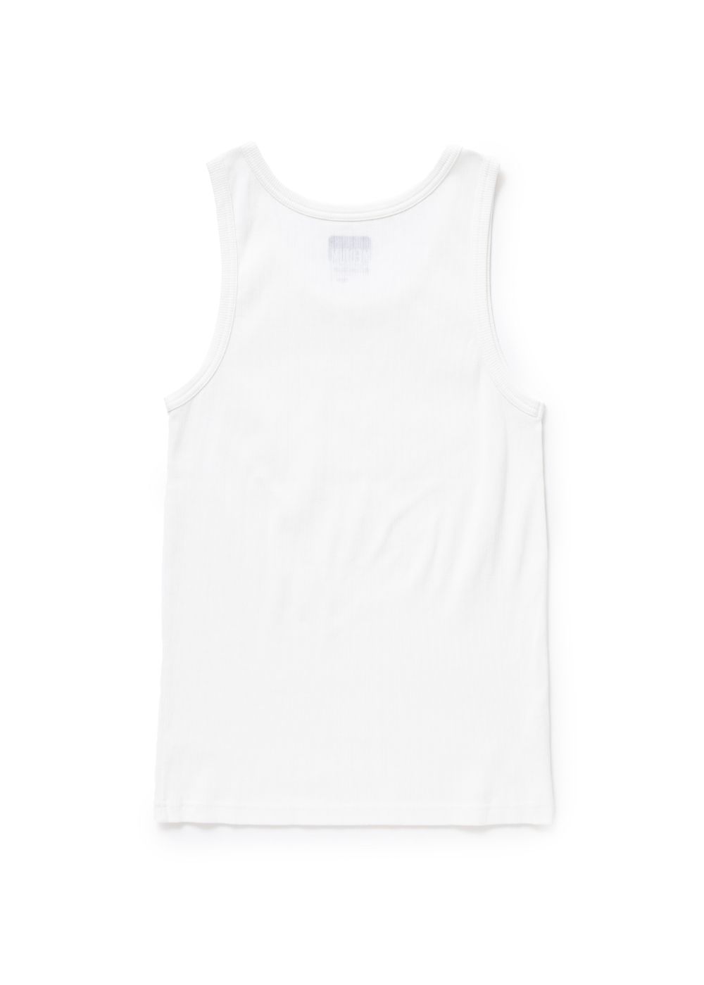 GIZANDY TANK (WHITE) / オリジナル パック リブタンクトップ