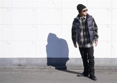 MINEDENIM × NONNATIVE COLLABORATION DOWN VEST