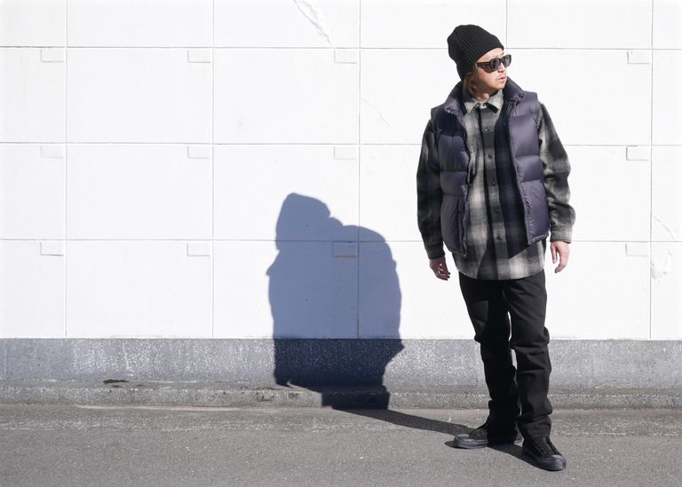MINEDENIM × NONNATIVE COLLABORATION DOWN VEST