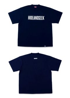 HAS Logo S/S Tee (BigSilhouette) (NAVY) / ヘビーオンス ワイド Tシャツ