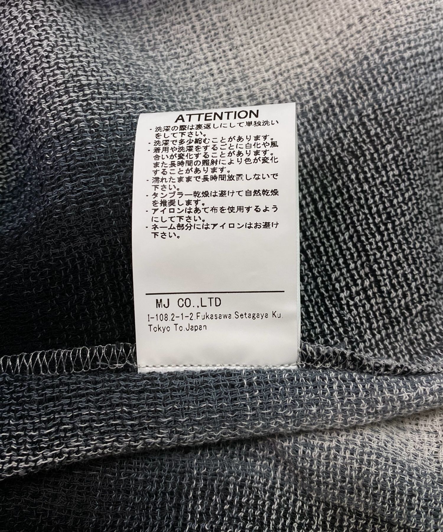 R9 CHAMPION CHECK SHIRT (BLACK) / チェック オープンカラー シャツ