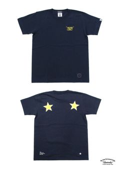 LIR BASIC STAR T (NAVY) / アンライバルド コラボT