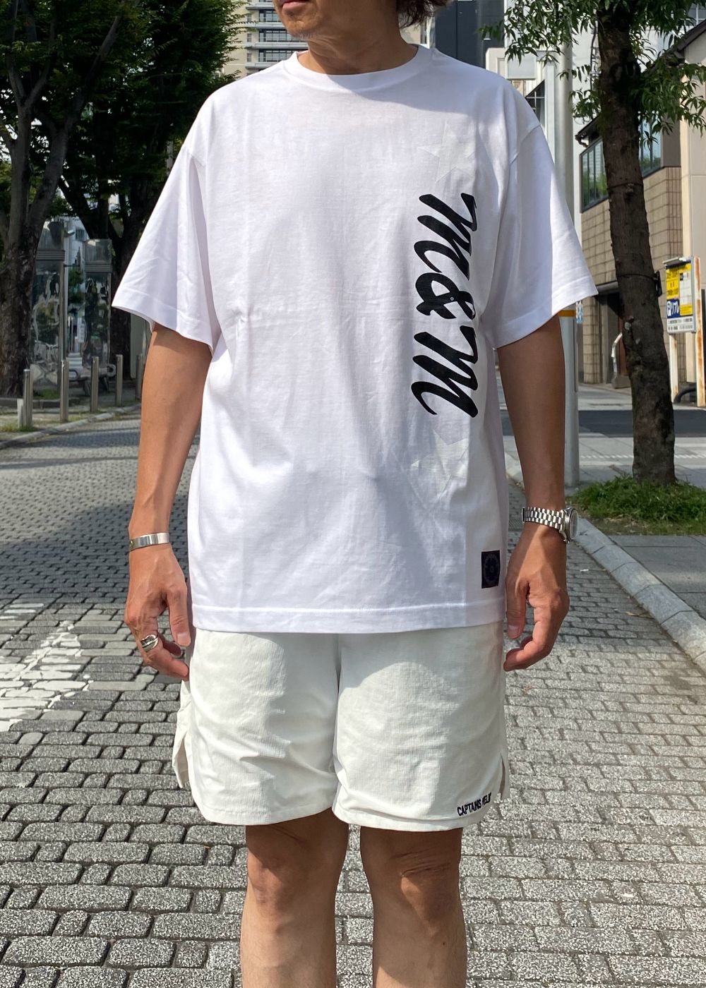 PRINT TEE (WHITE) / ロゴ プリント Tシャツ