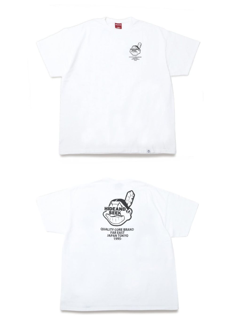 Indian S/S Tee (WHITE) / ロゴ プリントTee