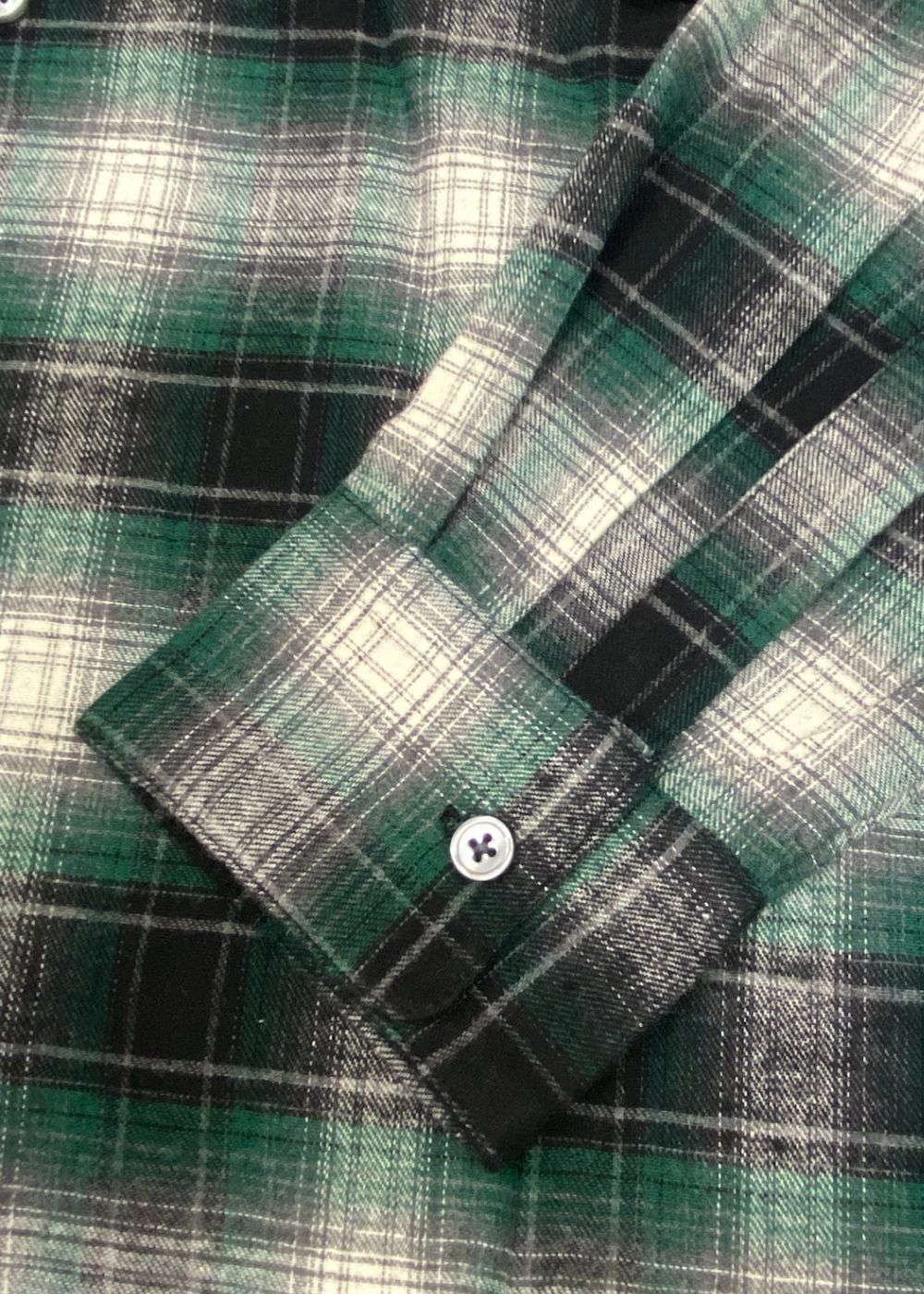 Check L/S Shirt (GREEN) / チェック ネル シャツ