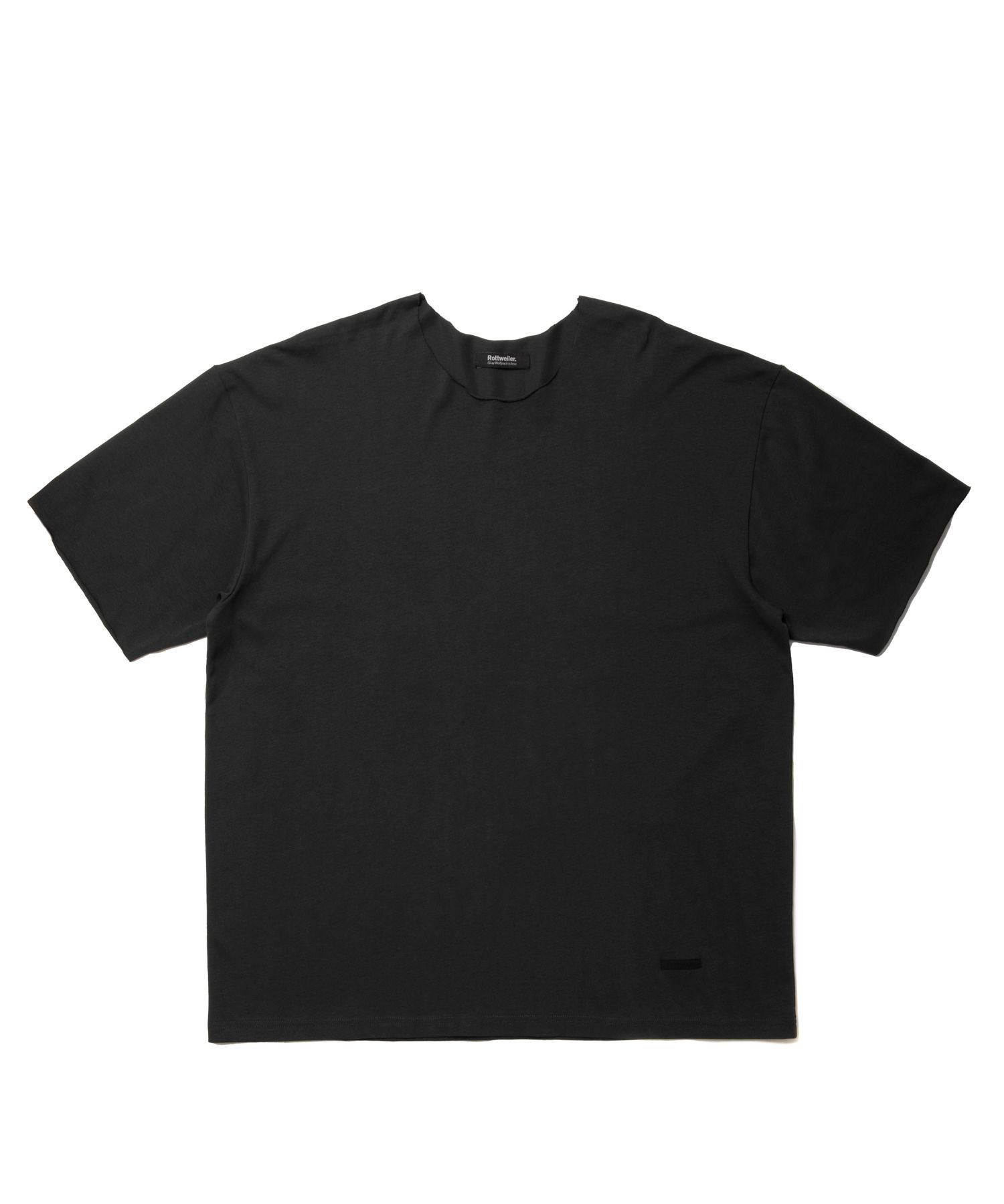 ROTTWEILER - R9 CUT OFF TEE (BLACK) / オリジナル カットオフ Tシャツ | LOOPHOLE