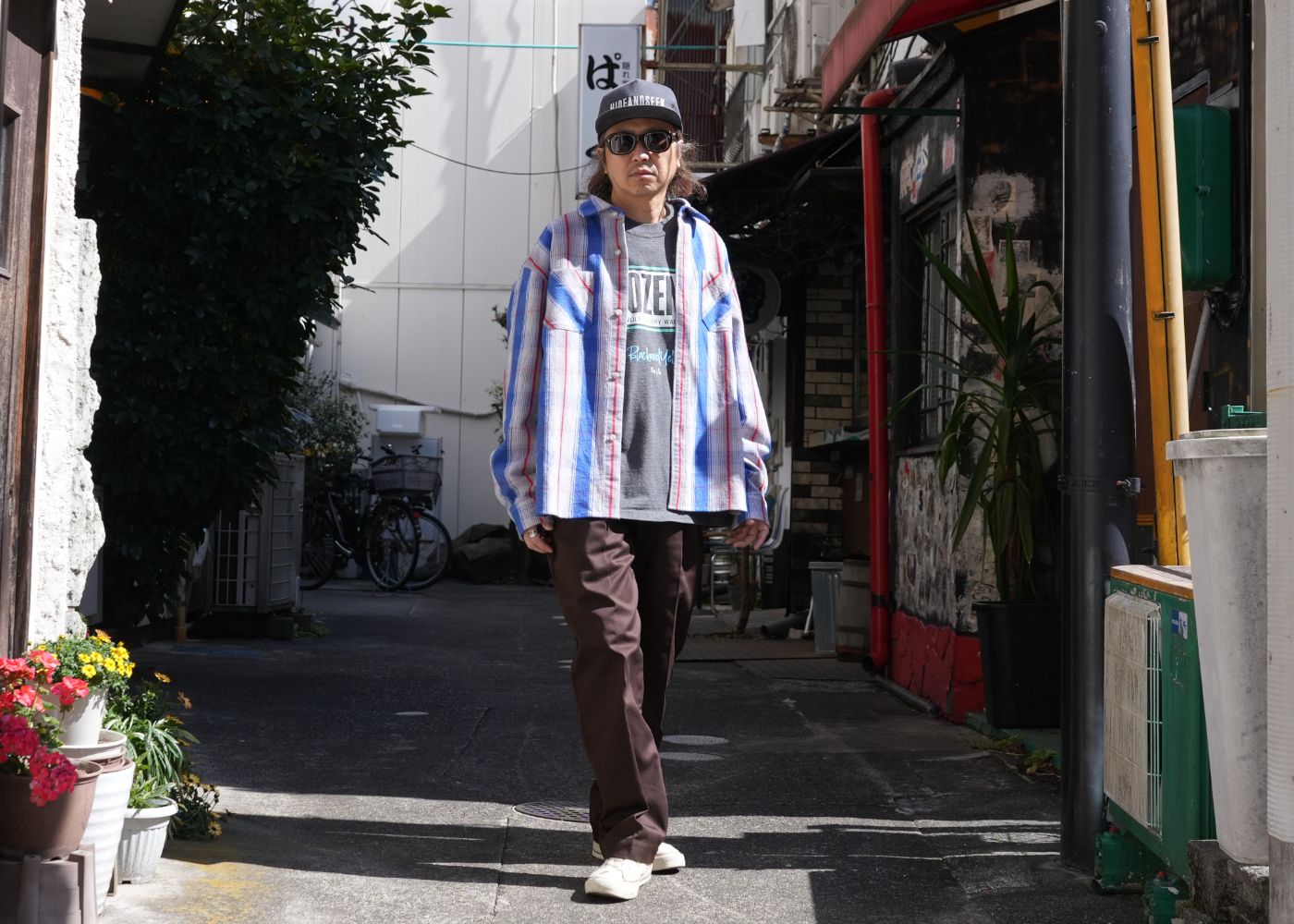 BEDWIN & RATS / SPRING CHECK SHIRT STYLE