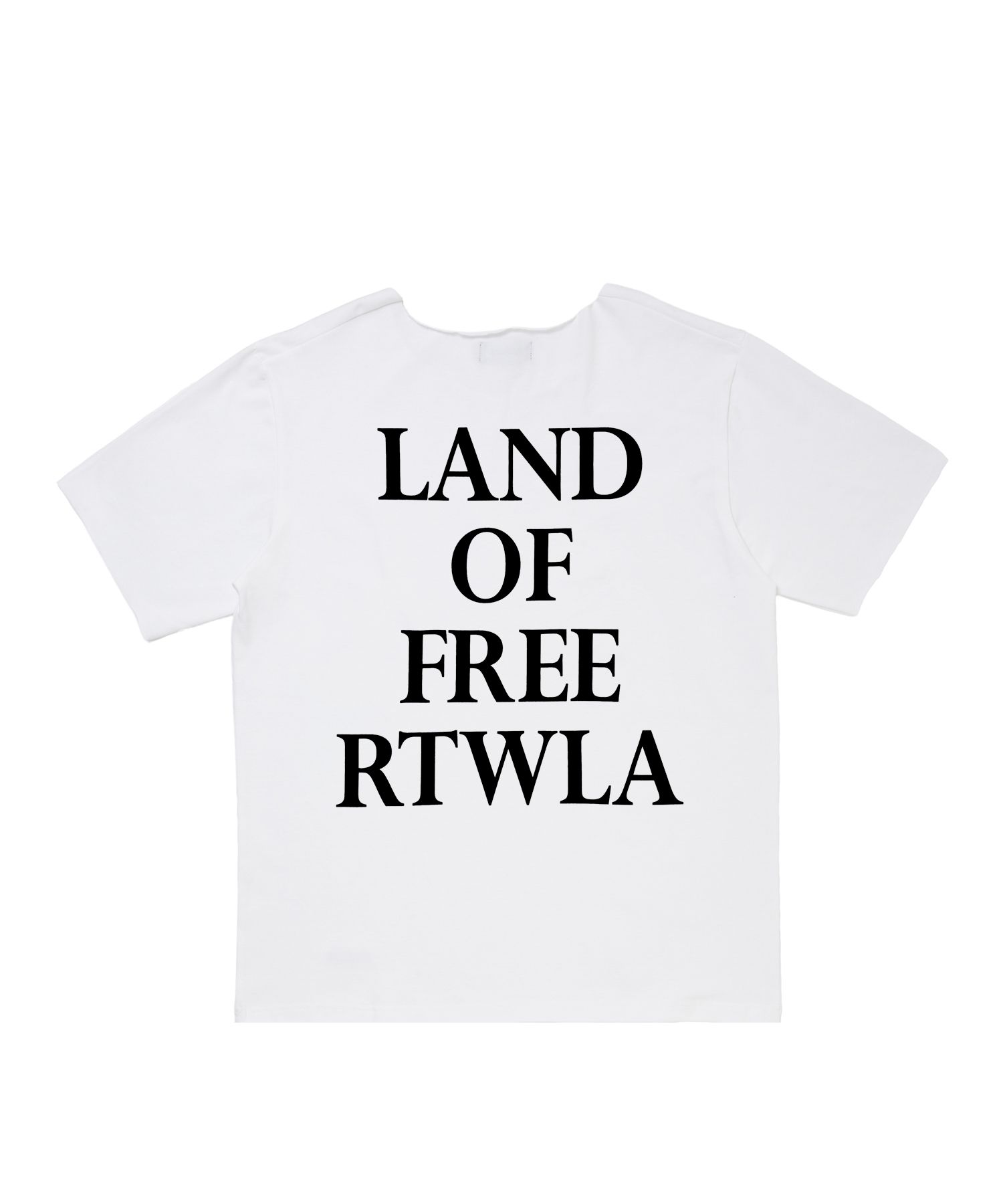 R9 LAND CUTOFF TEE (WHITE) /  オリジナル カットオフ Tシャツ