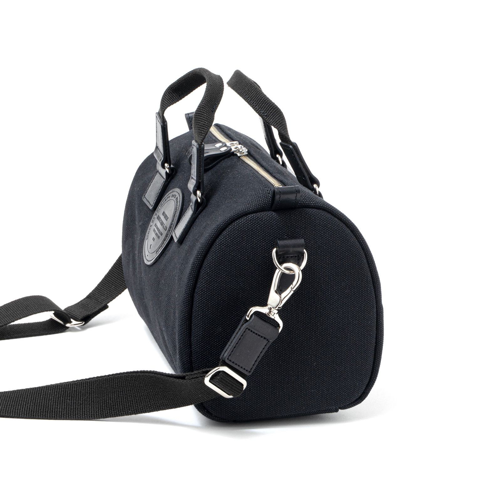 CANVAS MINI BOSTON BAG (BLACK) / キャンバス ミニ ボストンバッグ