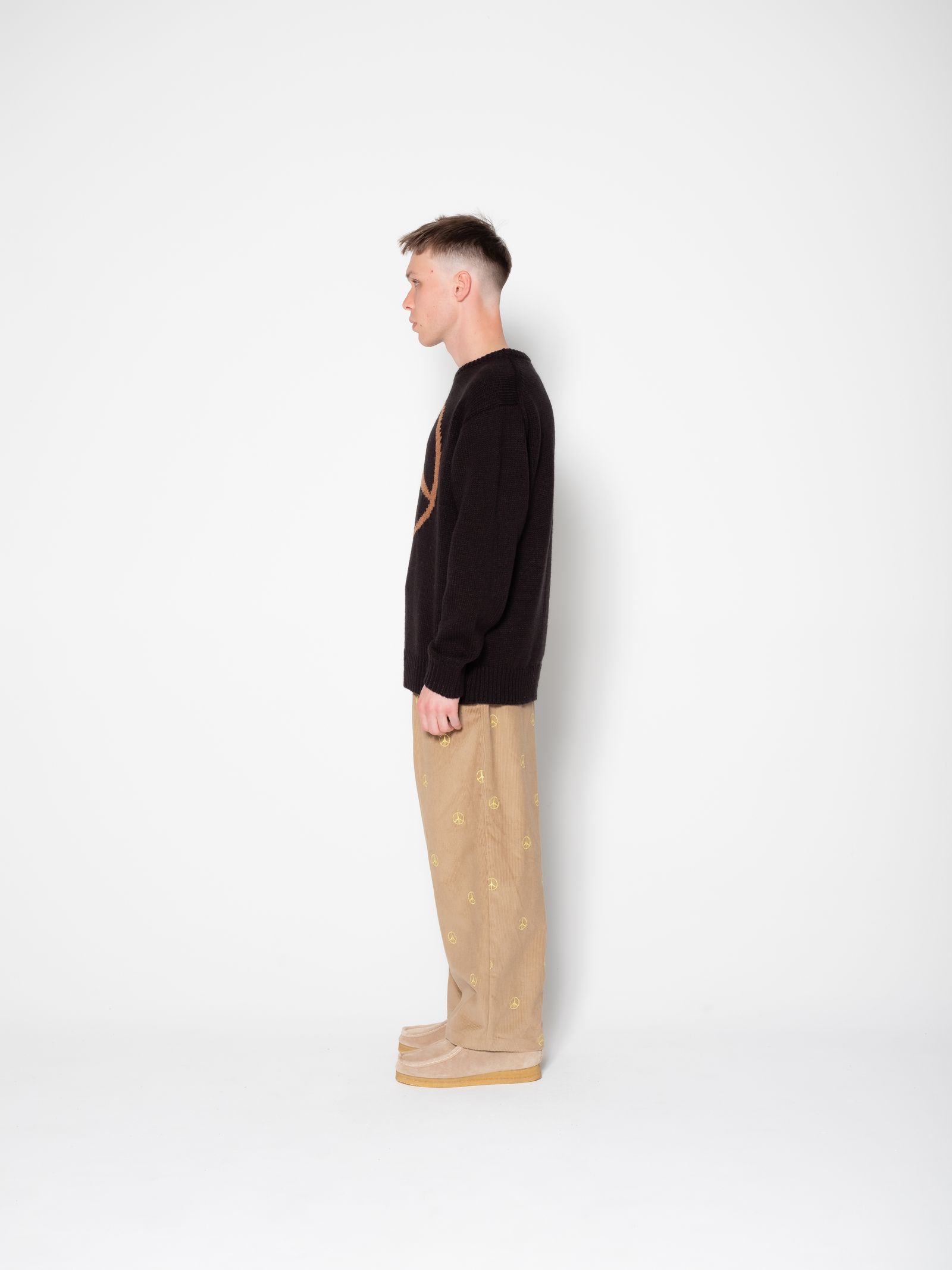 BEDWIN & THE HEARTBREAKERS - L/S C-NECK JACQUARD SWEATER 