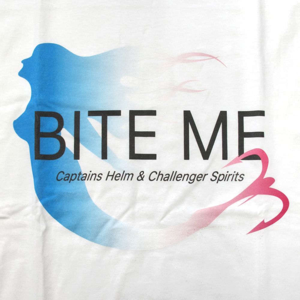 × CHALLENGER BITE ME TEE (WHITE) / チャレンジャー コラボT
