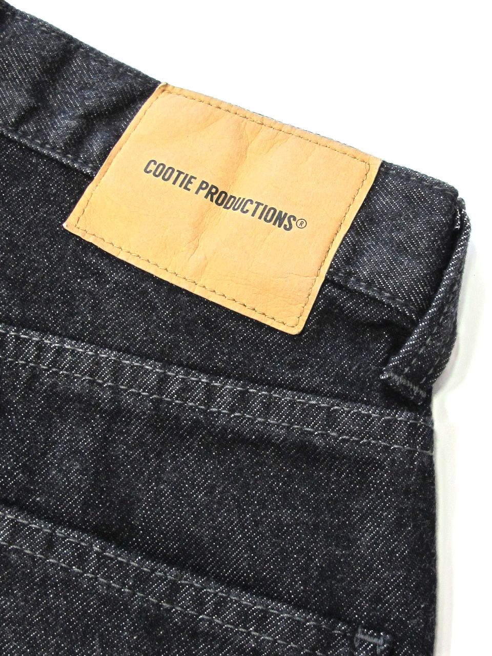 COOTIE PRODUCTIONS - 5 POCKET BAGGY DENIM PANTS (BLACK 1 WASH