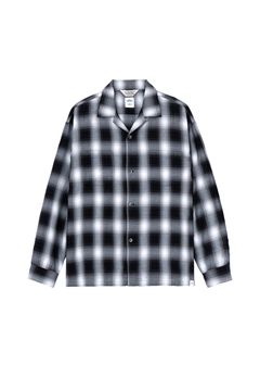 FIVE BROTHER Ex. L/S CHECK SHIRT "VIN" (GRAY) / ファイブ ブラザー コラボ チェック シャ