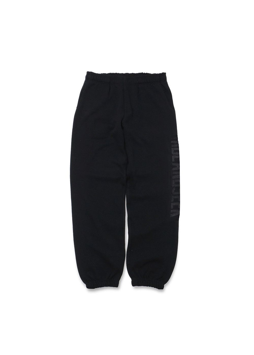 HIDE AND SEEK - COLLEGE SWEAT PANT (BLACK×WHITE) / フェルト