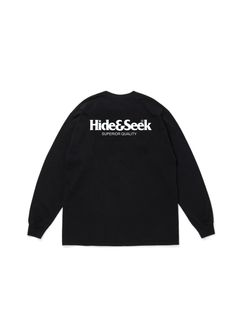 LOGO L/S TEE (BLACK) / 定番ロゴ ロングスリーブ Tシャツ