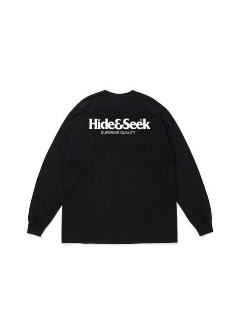 LOGO L/S TEE (BLACK) / 定番ロゴ ロングスリーブ Tシャツ