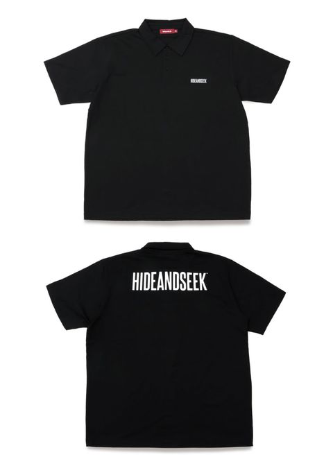 HIDE AND SEEK 新作販売告知 / 程よくカチッと感が出せるTシャツ感覚の半袖ポロ。