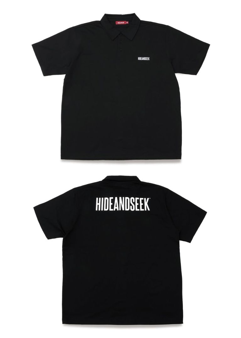 HIDE AND SEEK 新作販売告知 / 程よくカチッと感が出せるTシャツ感覚の半袖ポロ。