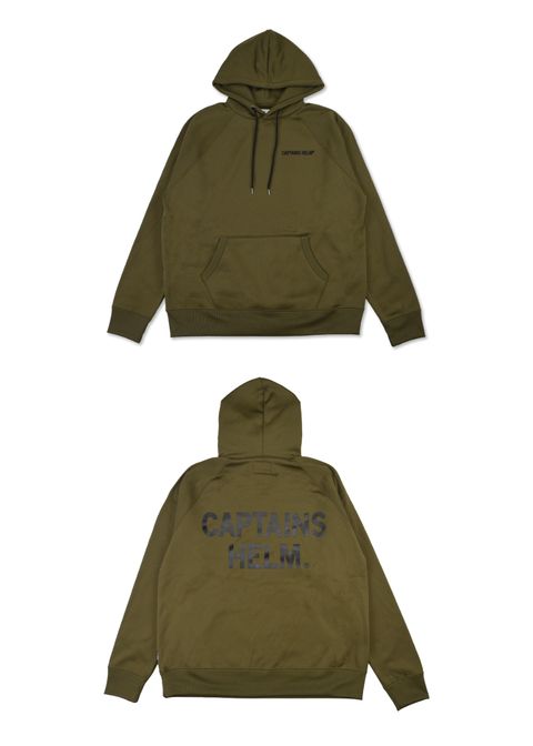 PLEASURE SEEKERS TEC HOODIE (OLIVE) / セットアップ テック フーディー / セットアップ可能