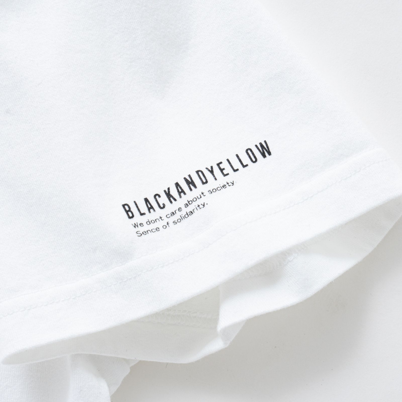 PACK TEE "BIG SILHOUETTE" (WHITE) / プリント ビッグシルエットポケットT