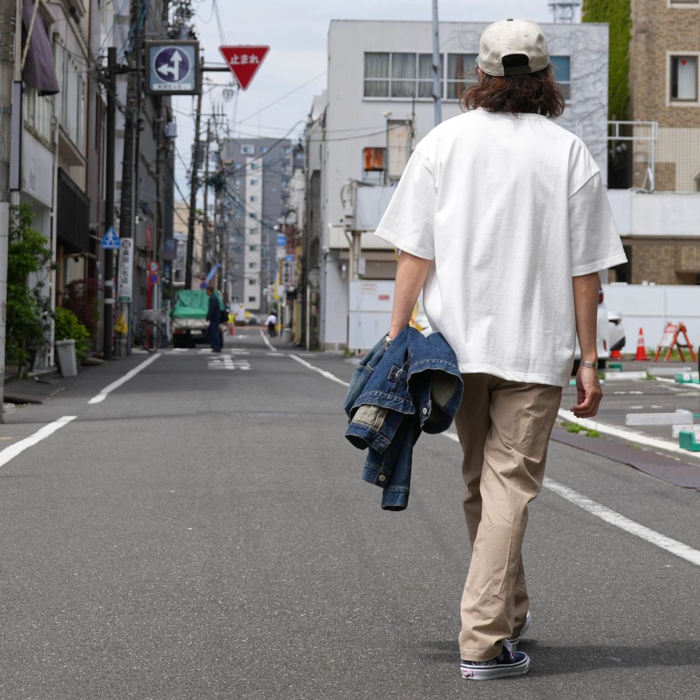 HEAVY OZ POCKET TEE (WHITE) / オリジナル ヘビーオンス ポケット Tシャツ