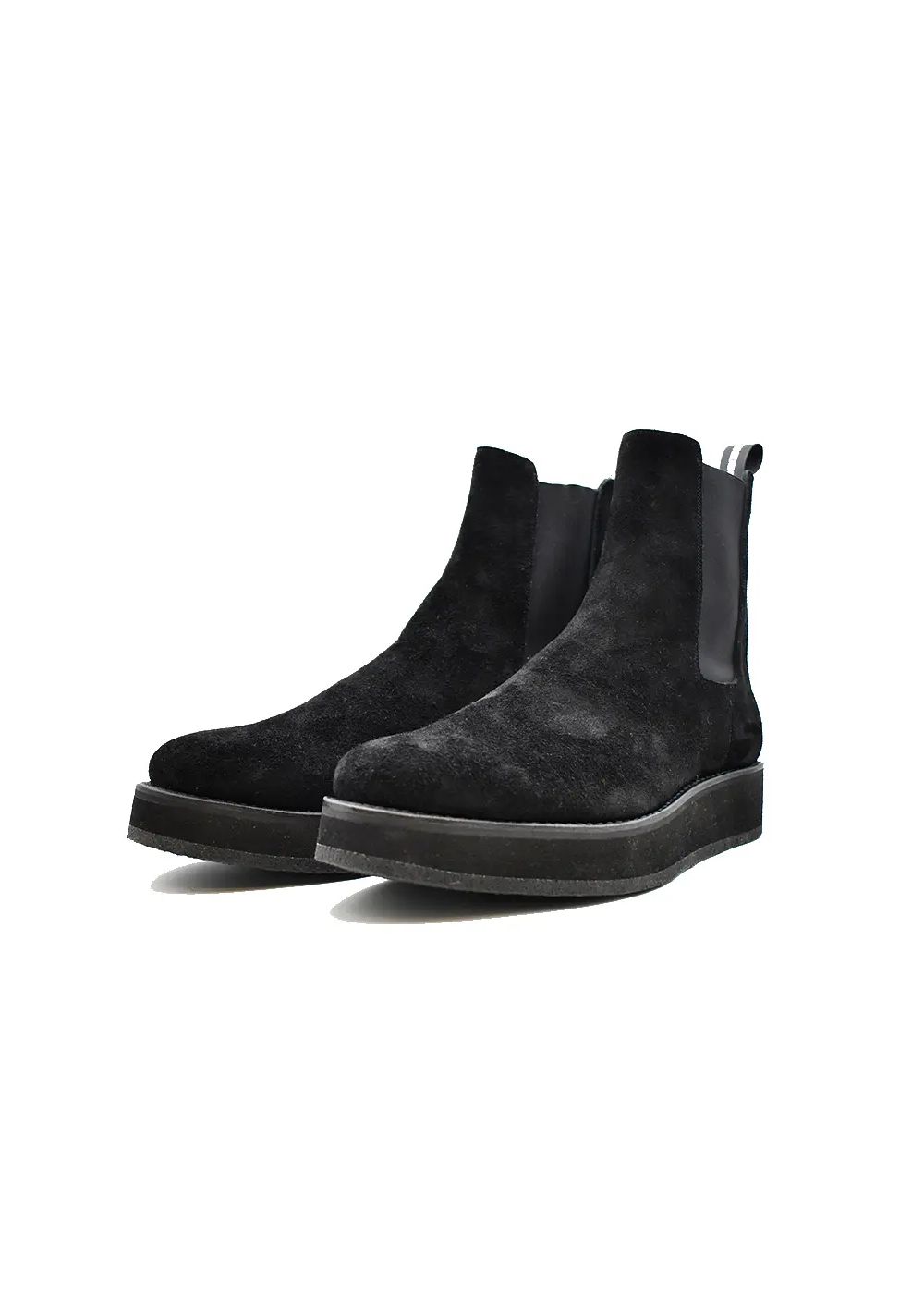 Suede Leather Side Gore Boots (BLK) / スウェード レザー サイドゴア ブーツ