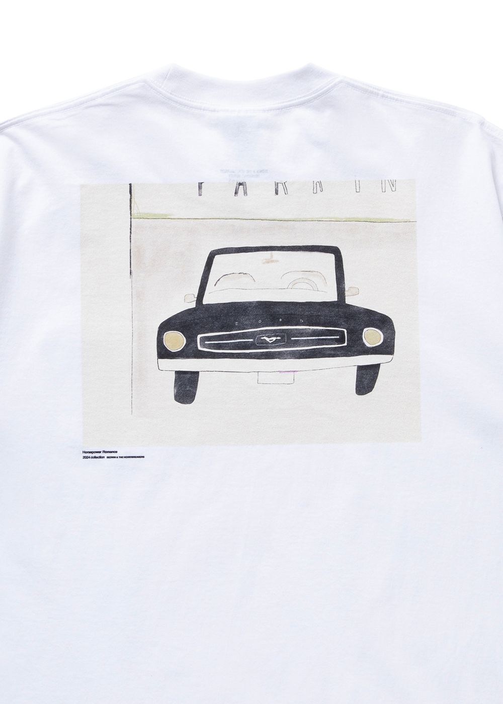 S/S POCKET TEE "LID" (WHITE) / ×YUTA YAMANO コラボ Tシャツ