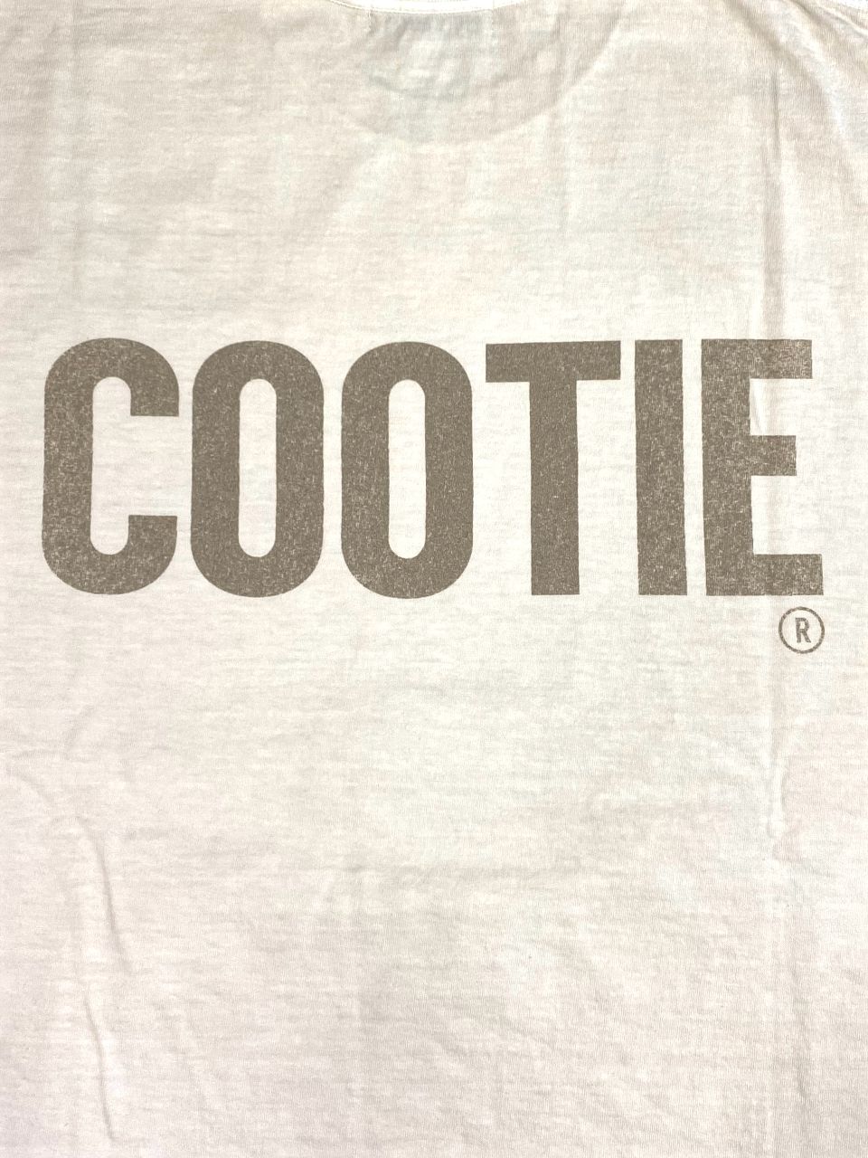 クーティー 25ss ピグメントダイ オーバーサイズ Tシャツ ベージュ系 クーティー 25ss ピグメントダイ オーバーサイズ Tシャツ