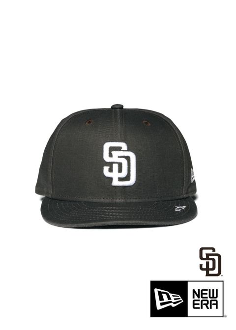 ×NEWERA SAN DIEGO PADRES CAP (CHARCOAL) / ニューエラ コラボベースボールキャップ