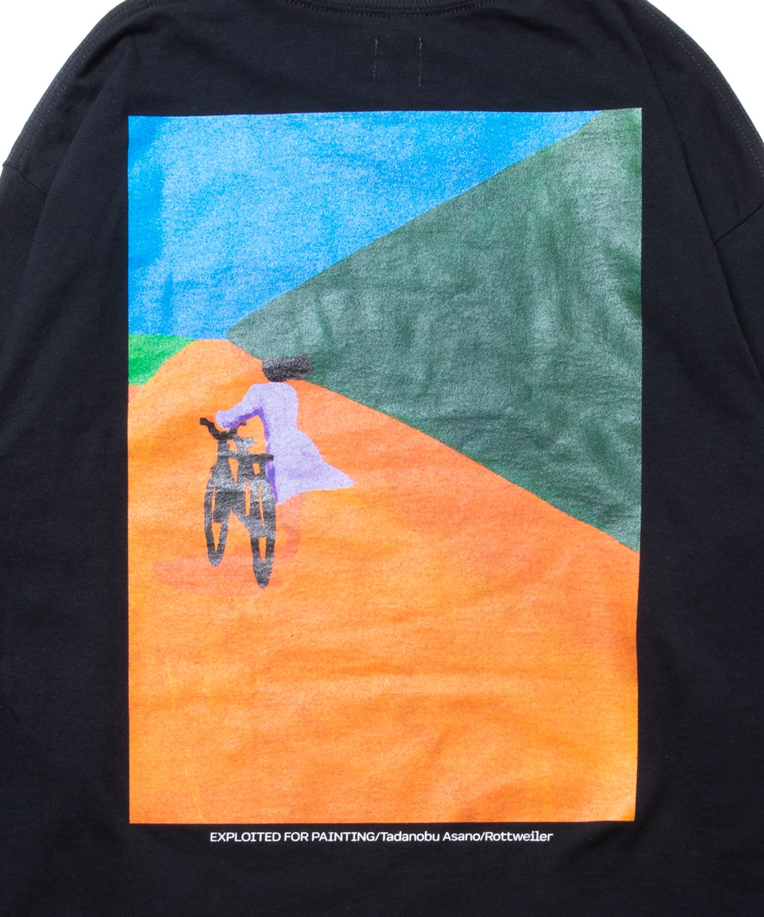 × Tadanobu Asano BICYCLE LS TEE (BLACK) / 浅野忠信 コラボロンT (バイシクル)