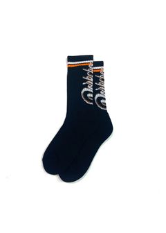CRS LOGO SOX (BLACK) / ジャガード ロゴ ソックス