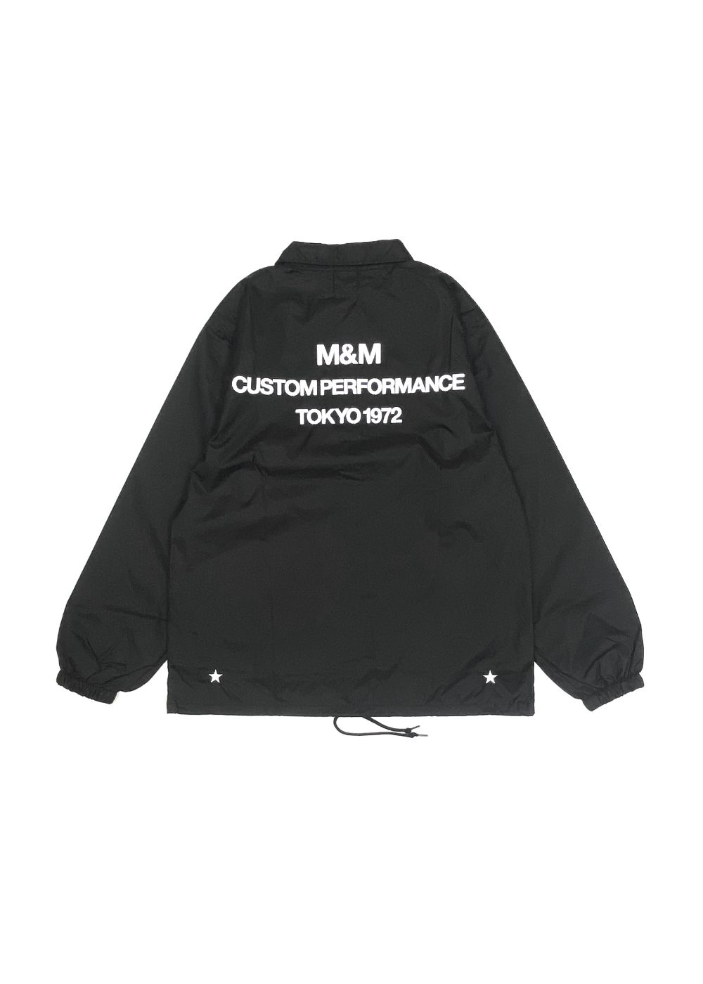 Coach Jacket (BLACK) / プリント コーチジャケット