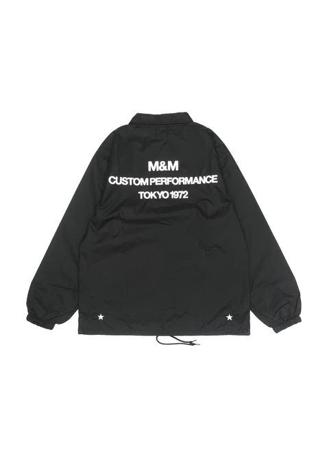 Coach Jacket (BLACK) / プリント コーチジャケット