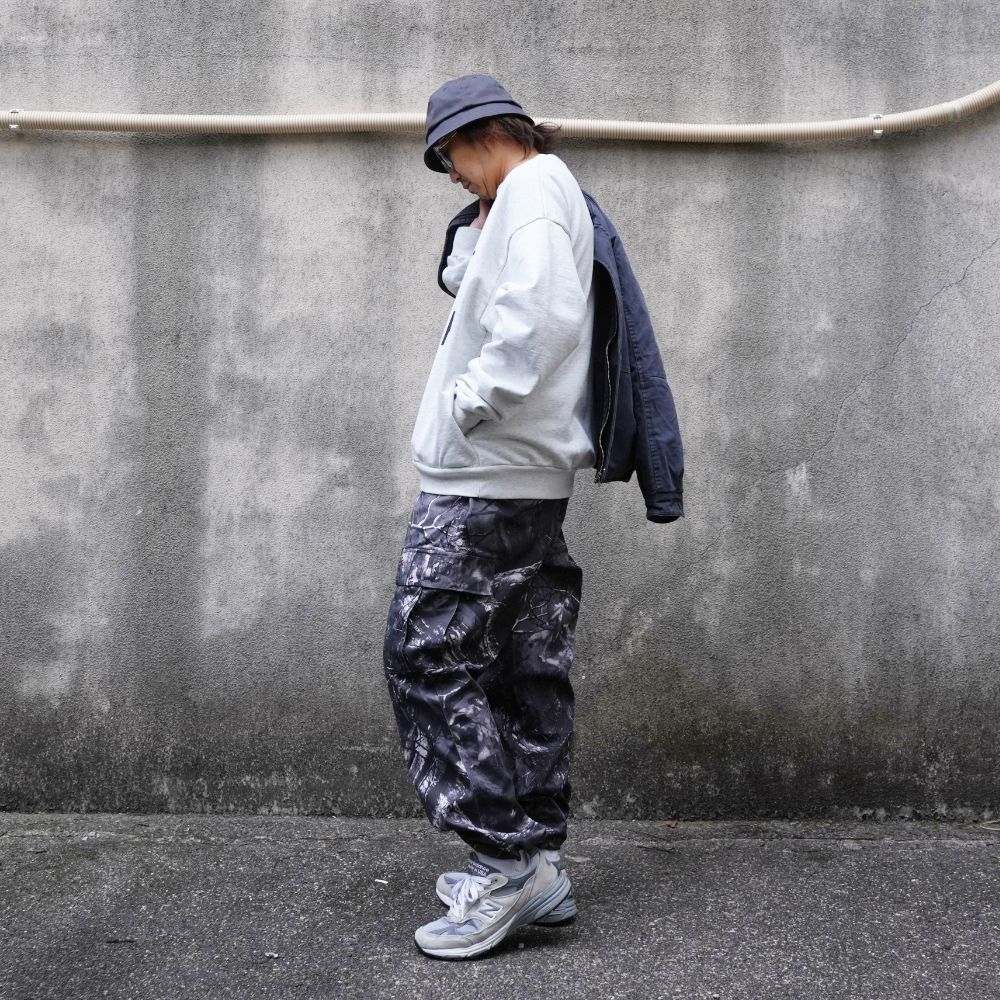 College Sweat Shirt (LIGHT GRAY) / オリジナル セットアップ クルーネック スウェット / セットアップ可能