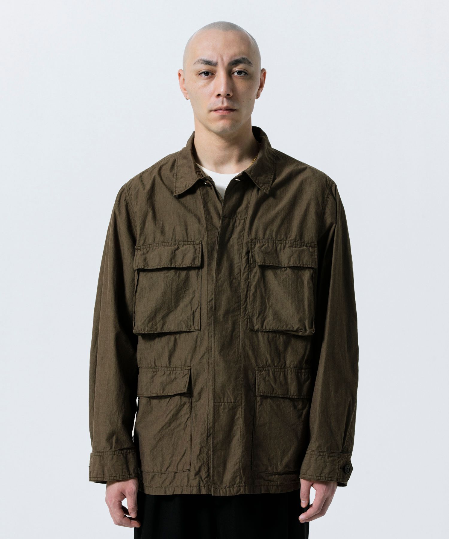 R9 BDU JACKET (BROWN) / BDU ミリタリー ジャケット