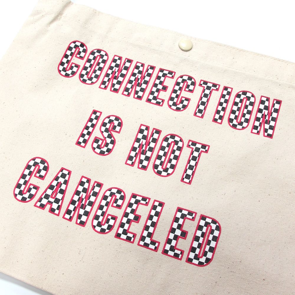 ×SUNNY C SIDER CHECKER SACOCHE (NATURAL) / サニーシーサイダー コラボチェッカーロゴサコッシュ