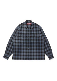 Check L/S Shirt (BLUE) / チェック シャツ