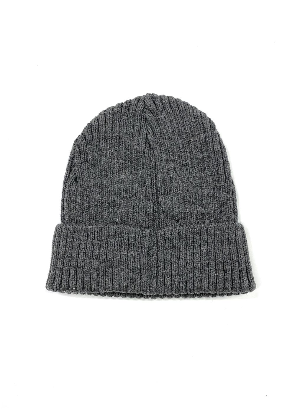 BV knit cap (GRAY) / ロゴ刺繍 ニット キャップ