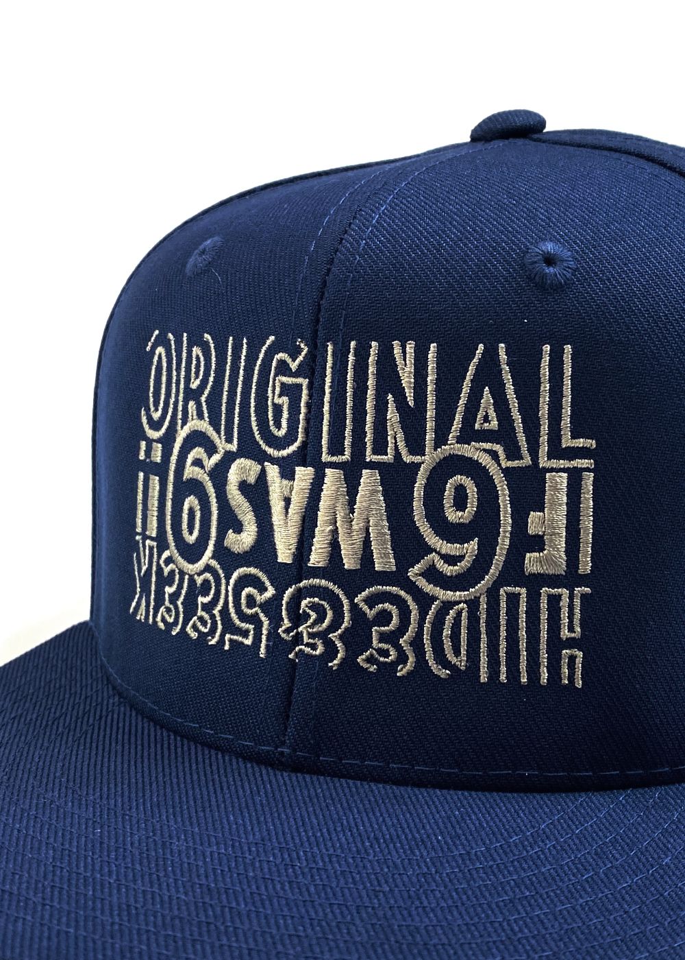 Original H&S Baseball CAP (NAVY) / 西浦徹 コラボ ロゴ 刺繍 キャップ
