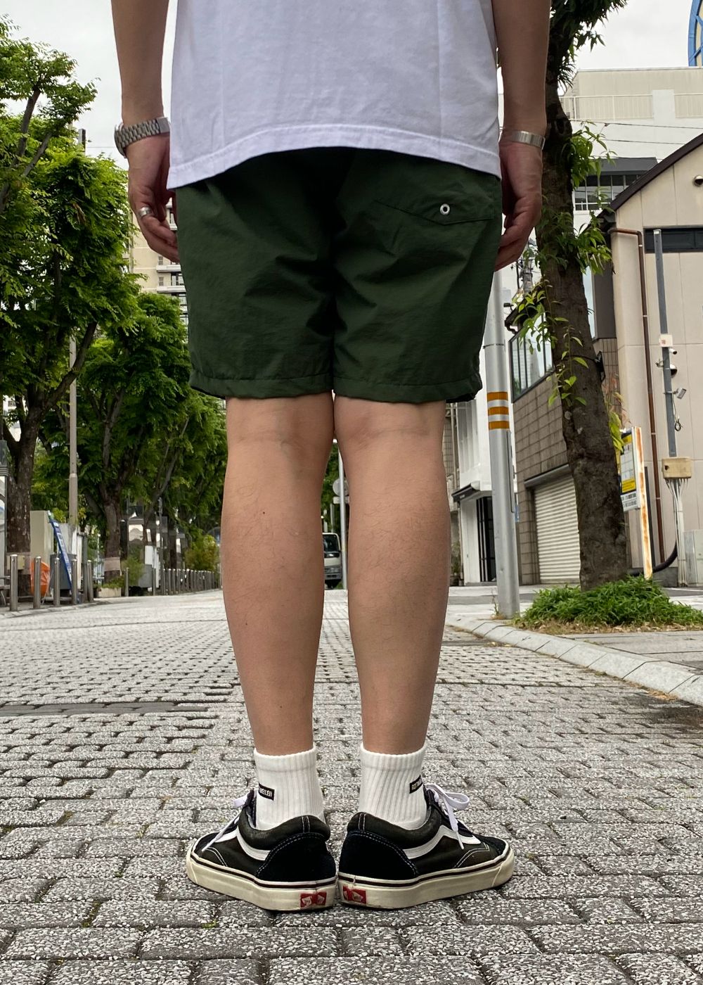 HYBRID SHORTS (KHAKI) / ナイロン イージーショーツ