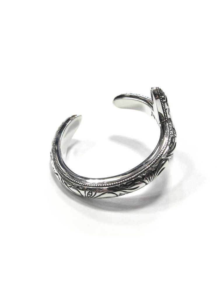ANTIDOTE BUYERS CLUB - ENGRAVED CROSS RING (SILVER) / オーナメント 