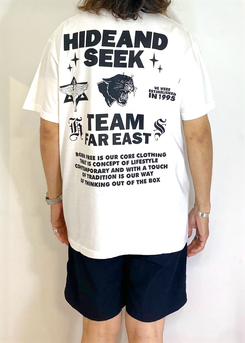 Team Pocket S/S Tee (WHITE) / ロゴ プリントTee