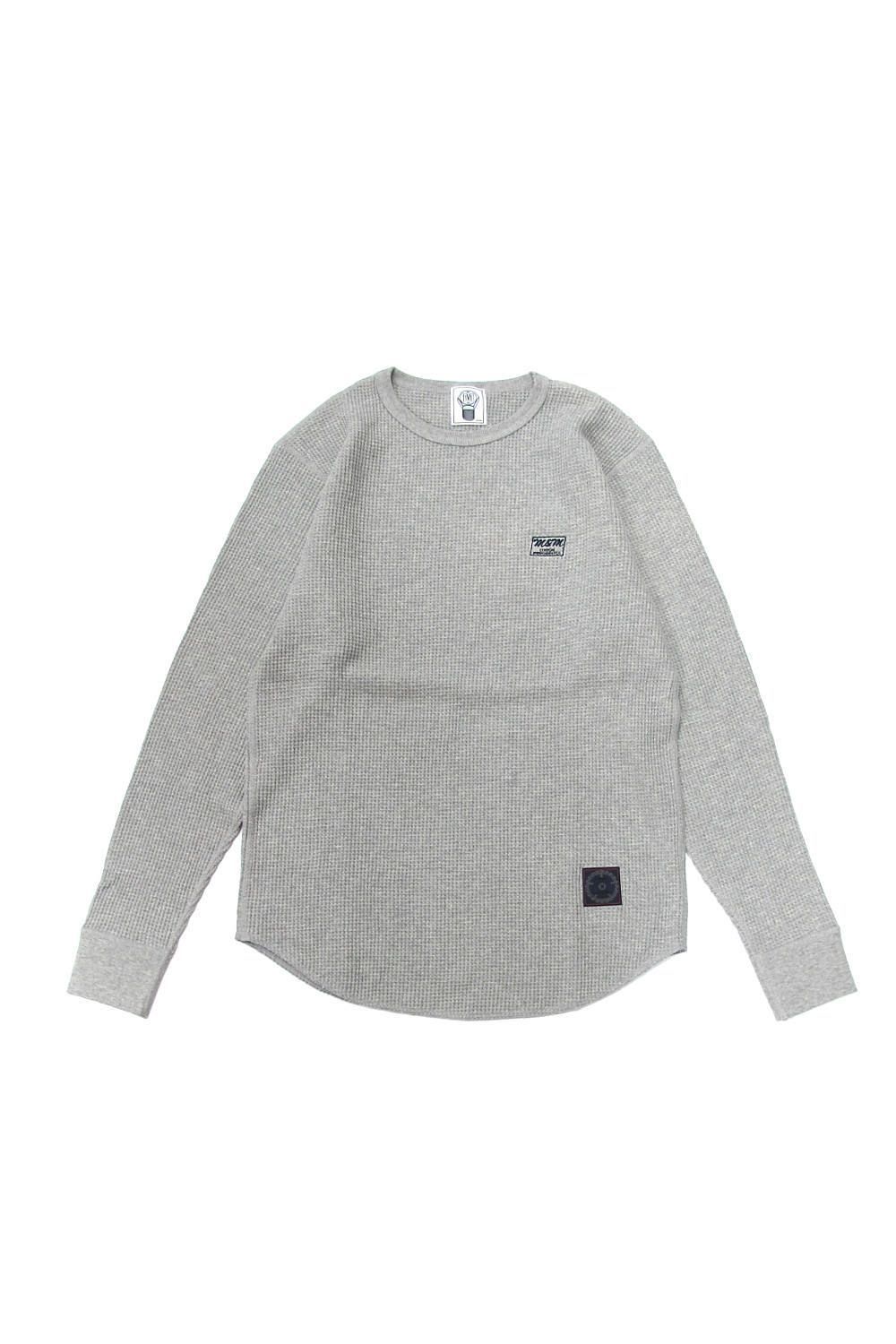 M&M CUSTOM PERFORMANCE - WAFFLE L/S T-SHIRT (WHITE) / バック