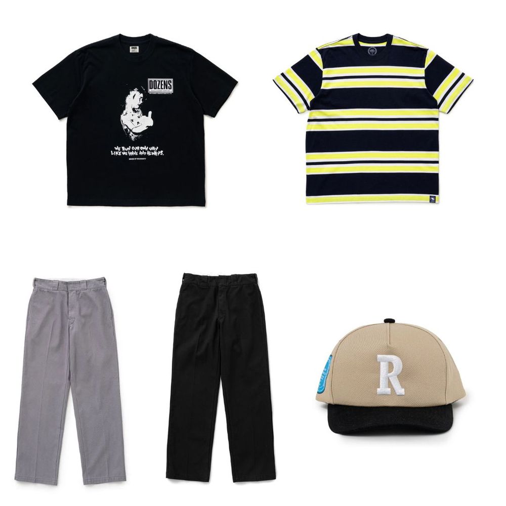 RATS 新作販売告知 / 気温上昇で気になるプリントTシャツ&着回しの効くワークパンツ。