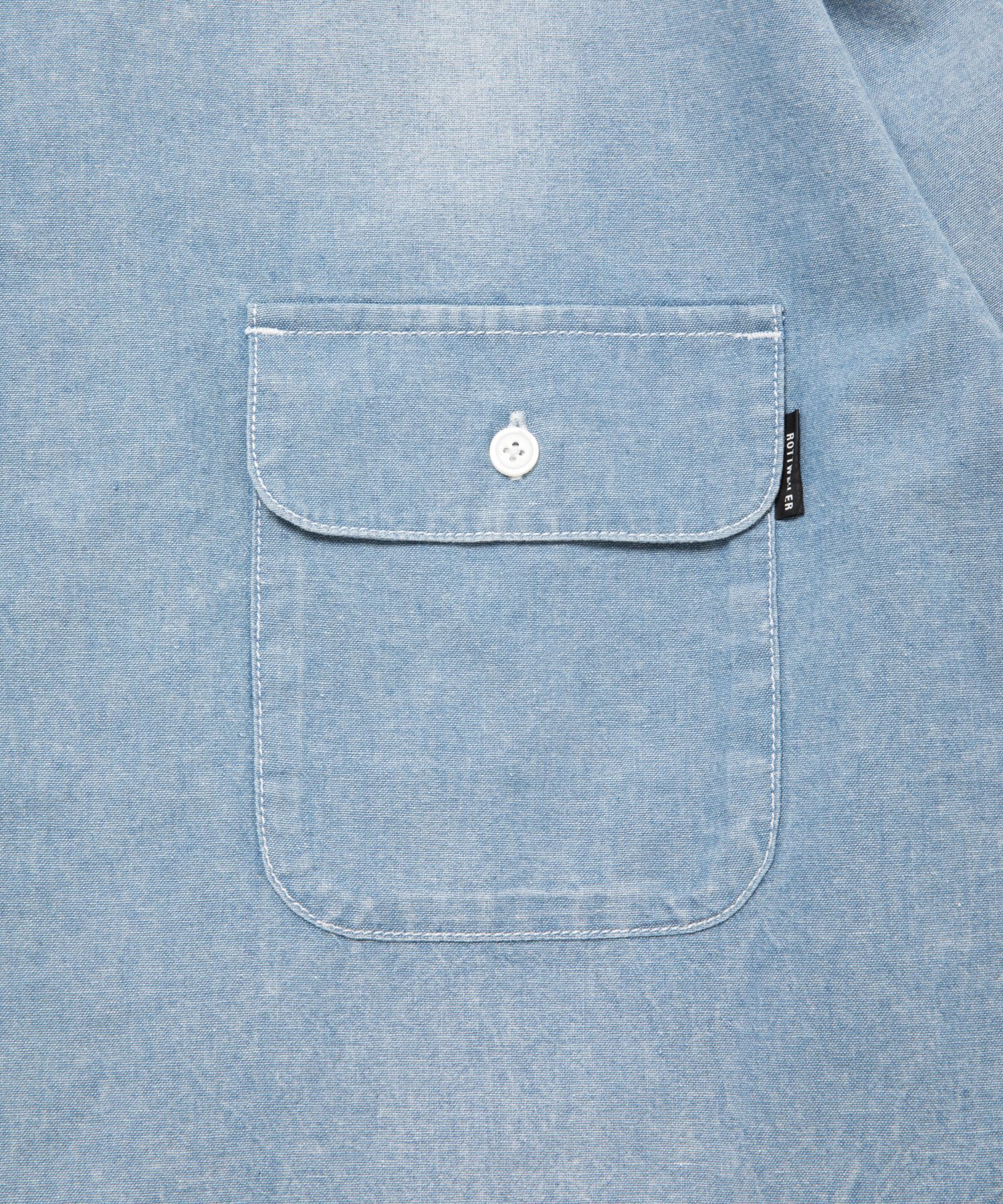 R9 CHAMBRAY SHIRT (BLACK) / シャンブレー シャツ