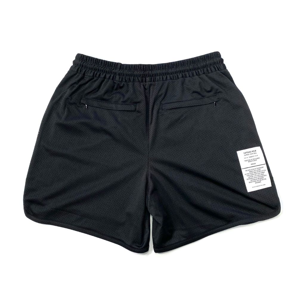 CAPTAINS HELM - 【ラスト1点】W MESH DAILY SHORTS (BLACK) / ダブル