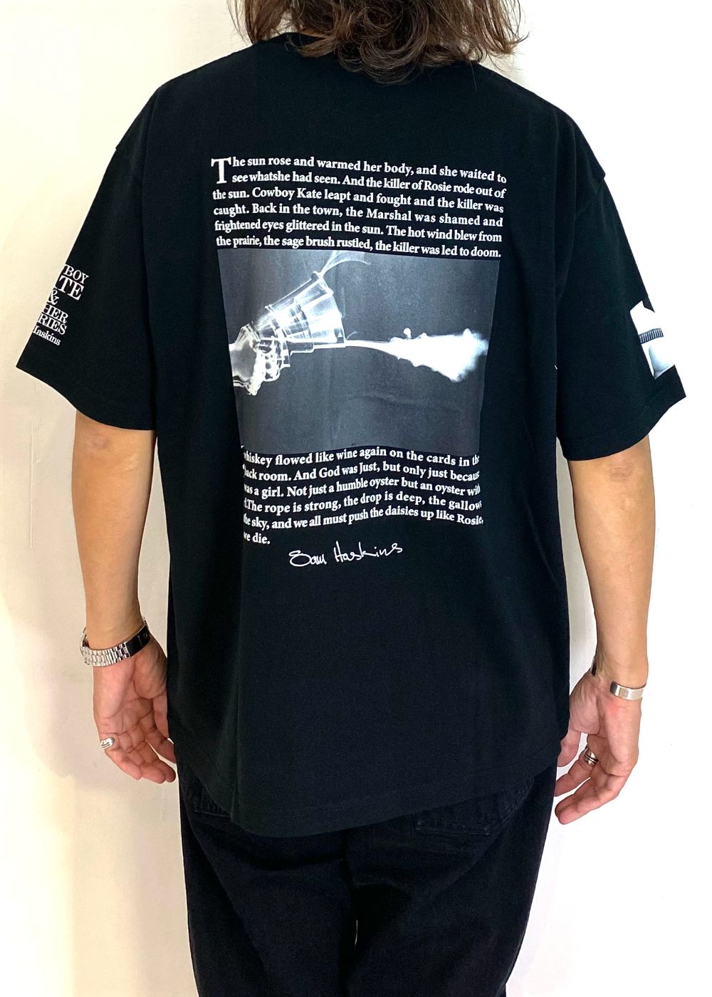 Sam Haskins × Stie-lo T-SH (BLACK) / ×スティーロ×サム・ハスキンス  コラボ フォト Tシャツ